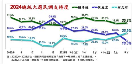 美麗島民調|美麗島民調：賴蕭配重回4成 領先增至11.1個百分點